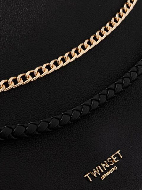TWINSET chain shoulder bag - Black