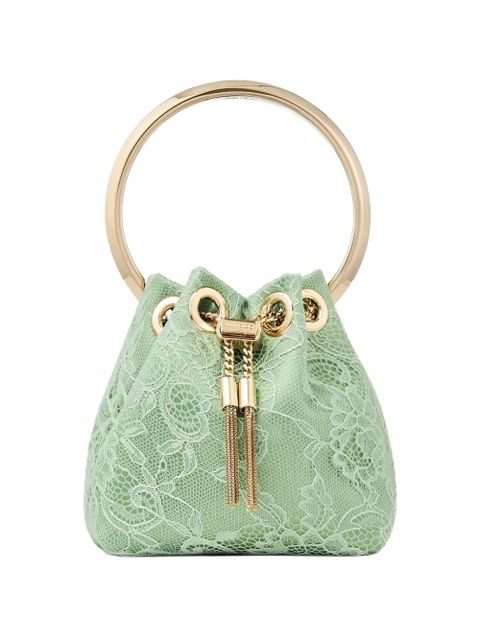 Jimmy Choo lace handle bon bon mini bag - Green - zdjęcie produktu nr 1