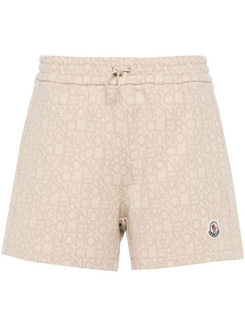 Moncler monogram jacquard shorts - Neutrals - zdjęcie produktu nr 1