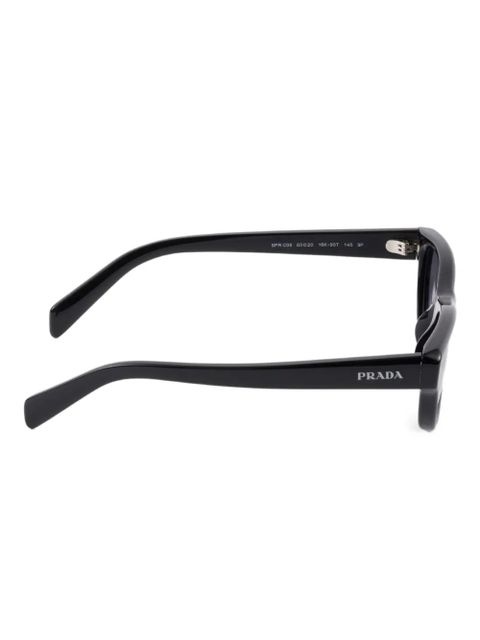 Prada Eyewear rivet-detail sunglasses - Black