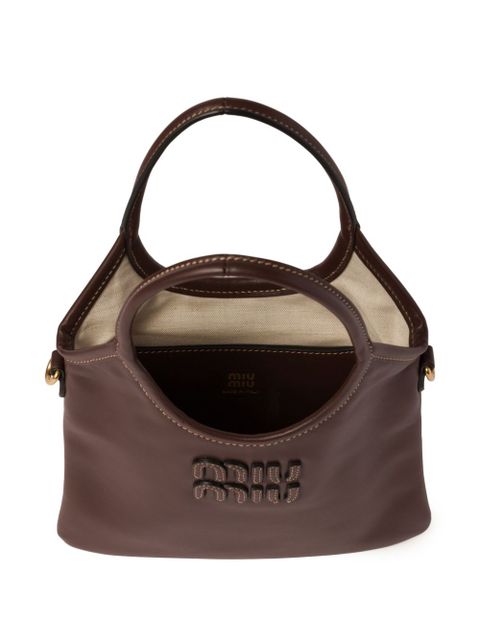 Miu Miu Ivy leather handbag - Brown