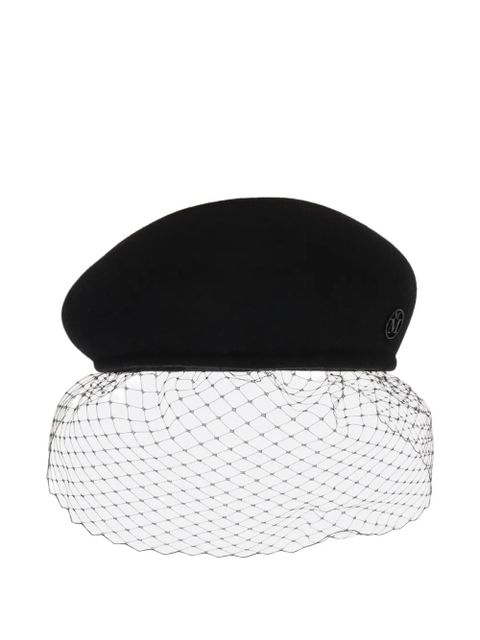 Maison Michel New Bonnie Veil hat - Black - zdjęcie produktu nr 2