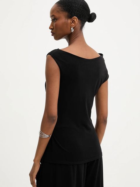 Answear.LAB top damska kolor czarny gładka