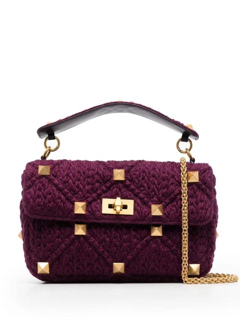 Valentino Garavani Roman Stud tote bag - Purple - zdjęcie produktu nr 1