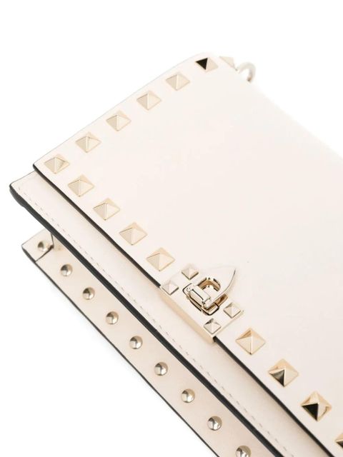 Valentino Garavani Rockstud clutch bag - White