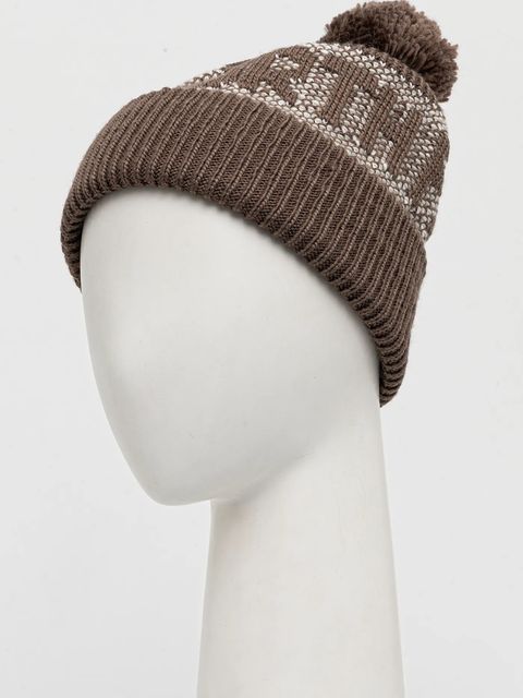 The North Face czapka Retro Cabin Beanie kolor brązowy NF0A88QW87I1 - zdjęcie produktu nr 2