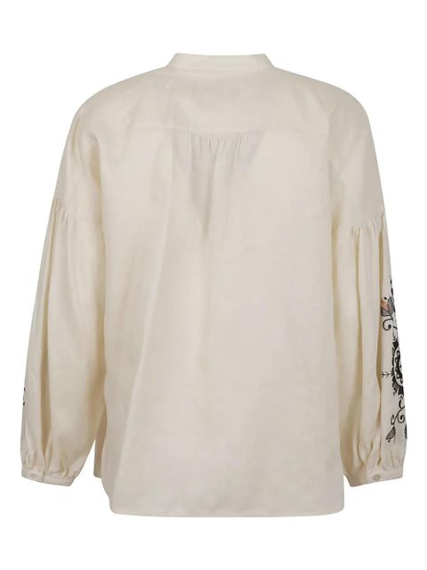 Weekend Max Mara embellished-sleeve blouse - Neutrals - zdjęcie produktu nr 2