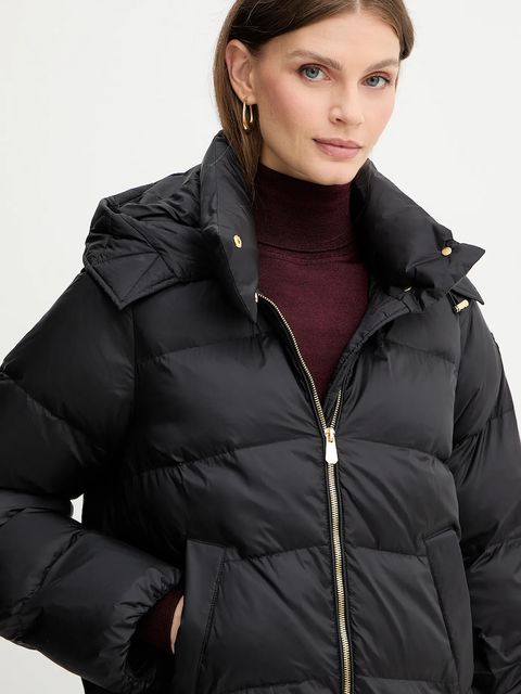 Pinko kurtka kolor czarny zimowa 105720 A2TF