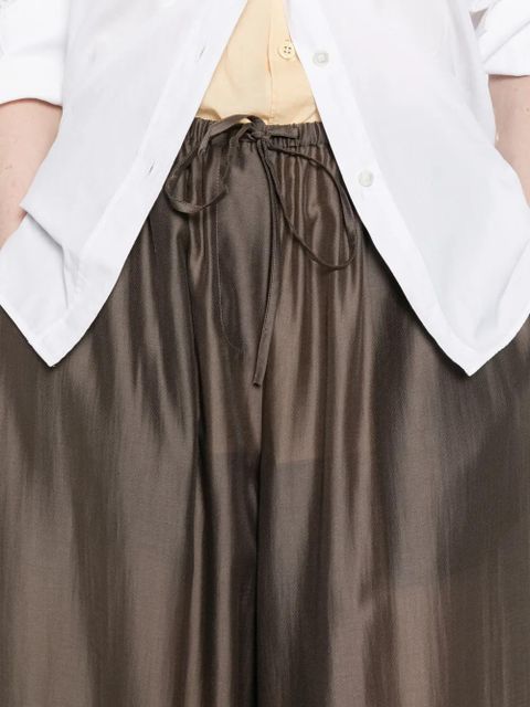 ENTIRE STUDIOS drawstring-waist palazzo pants - Brown