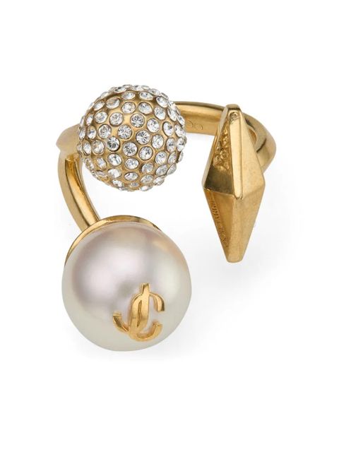 Jimmy Choo multi-charm ring - Gold