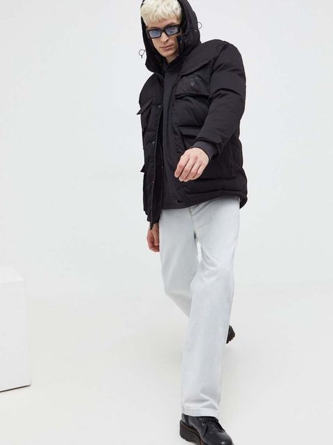 Guess Originals kurtka kolor czarny zimowa - zdjęcie produktu nr 2