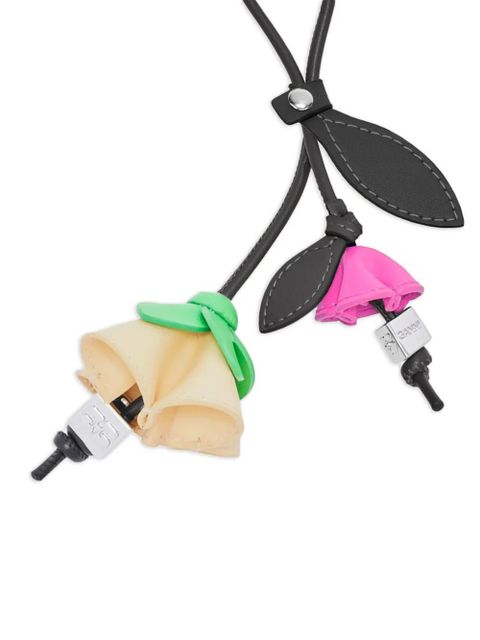 GANNI flower charm keyring - Black - zdjęcie produktu nr 2