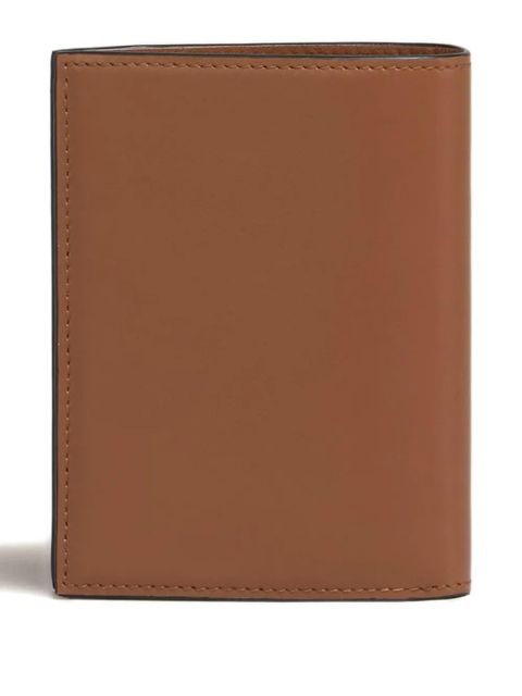 Marni folded leather wallet - Brown