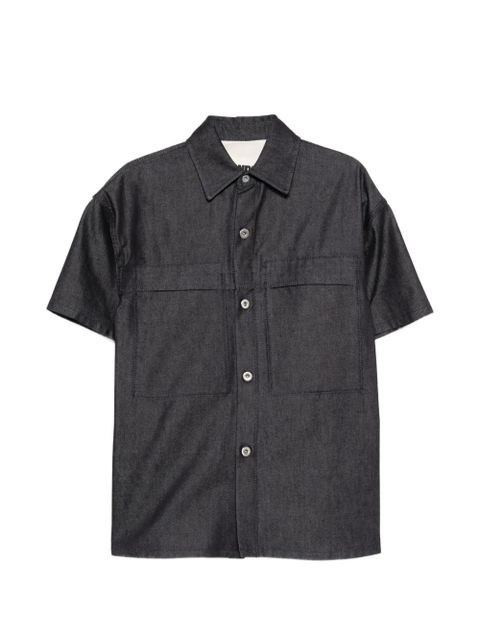 Jil Sander chest-pocket button shirt - Grey - zdjęcie produktu nr 1