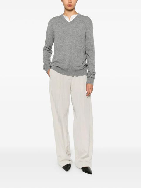 The Row Nian V-neck sweater - Grey - zdjęcie produktu nr 2