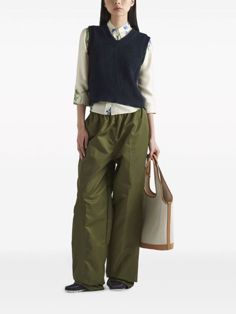 Prada floral-print silk shirt - Neutrals - zdjęcie produktu nr 2