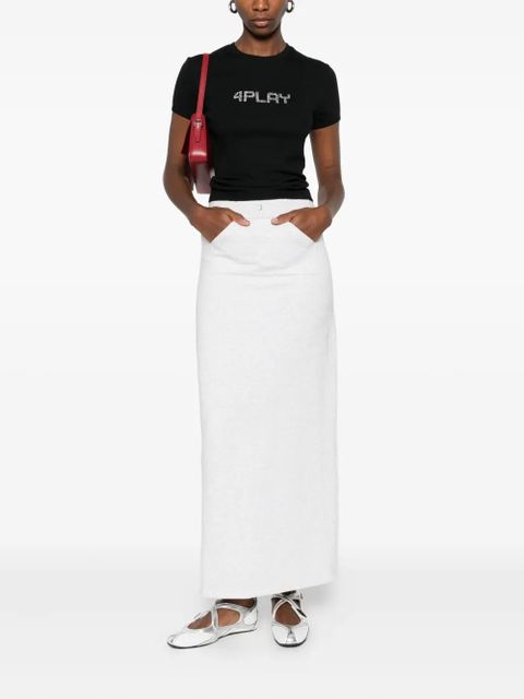 Coperni panelled jersey maxi skirt - Grey - zdjęcie produktu nr 2