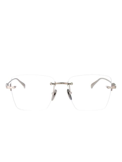 Gucci Eyewear square-frame glasses - Silver - zdjęcie produktu nr 1