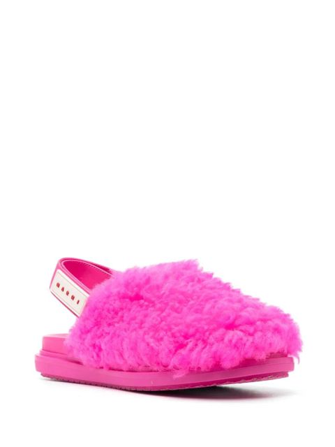Marni calf-hair mules - Pink - zdjęcie produktu nr 2