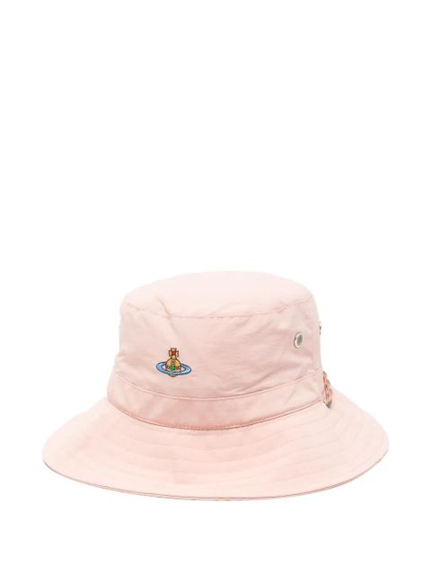 Vivienne Westwood Orb-embroidered adventure hat - Pink - zdjęcie produktu nr 1