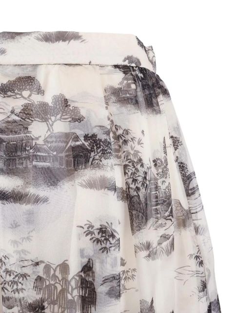Max Mara print skirt - Neutrals