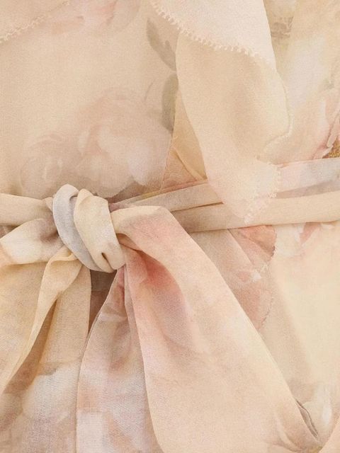 ZIMMERMANN Hypnotic Frill ruffled maxi dress - Neutrals