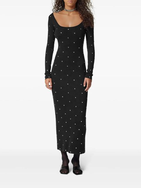 Versace Cielo Stellato maxi dress - Black