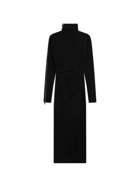The Attico zip-detail midi dress - Black - zdjęcie produktu nr 2