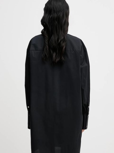 Karl Lagerfeld sukienka kolor czarny mini oversize B1W13052