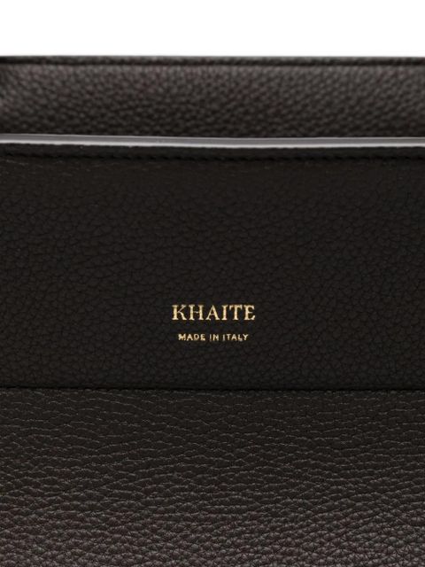 KHAITE Crosby leather tote bag - Brown