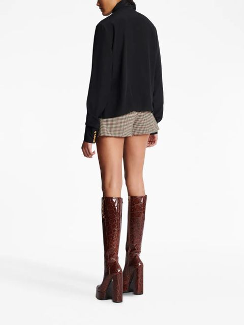 Balmain bow-detail buttoned blouse - Black - zdjęcie produktu nr 2