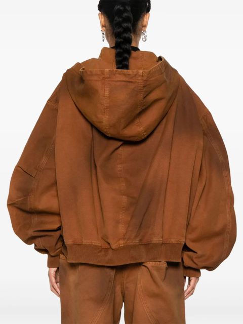 The Attico cotton jacket - Brown