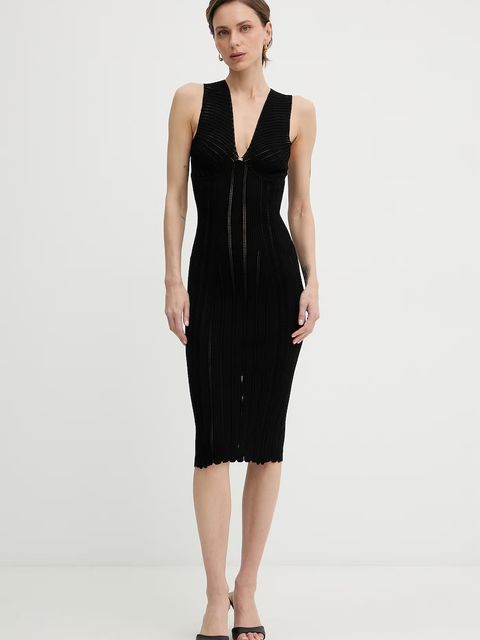 Elisabetta Franchi sukienka z wiskozą - zdjęcie produktu nr 1