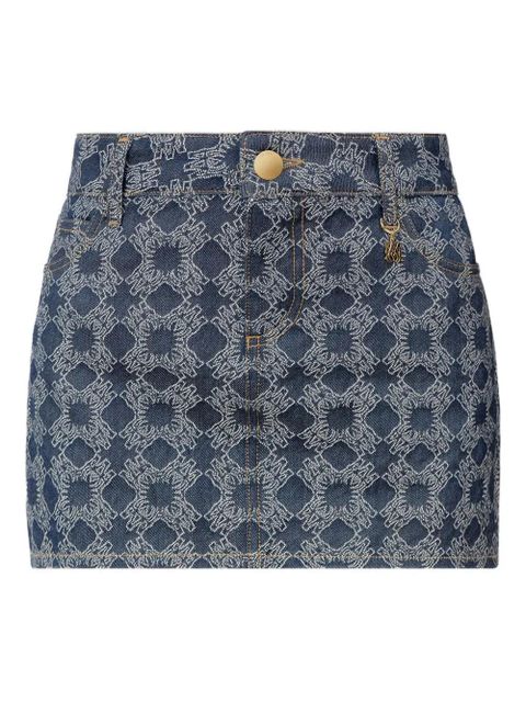 AMIRI quad denim mini skirt - Blue - zdjęcie produktu nr 1