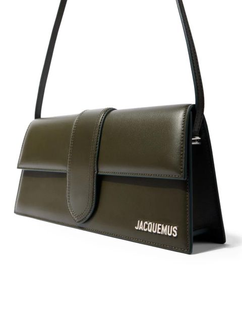 Jacquemus Le Chouchou leather flap shoulder bag - Green