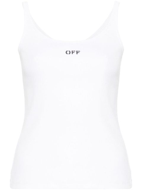Off-White Off Stamp stretch-cotton tank top - zdjęcie produktu nr 1