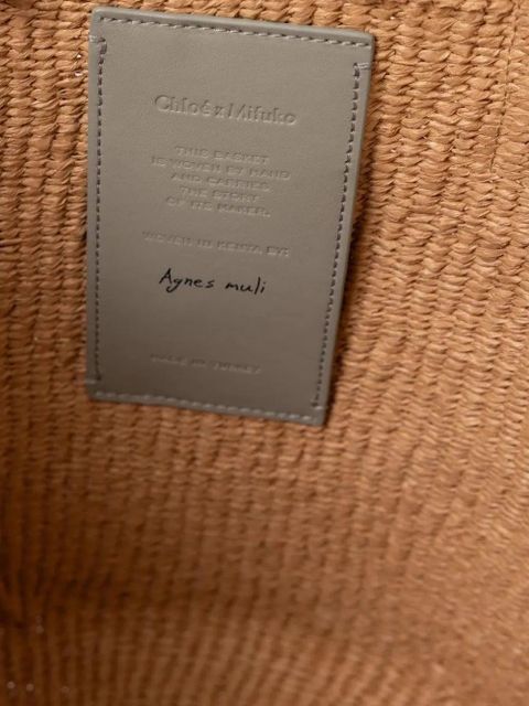 Chloé x Mifuko Horse Medal tote bag - Neutrals