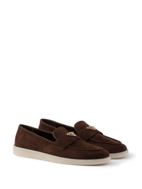 Prada suede loafers - Brown
