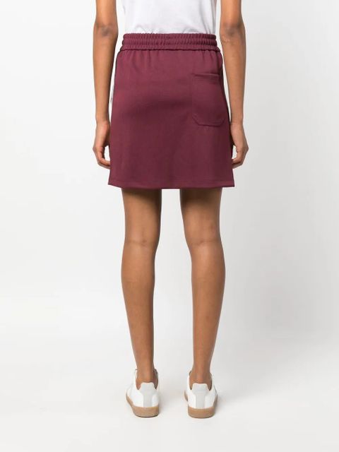 Golden Goose Rock Star side stripe skirt - Red