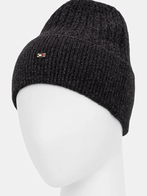 Tommy Hilfiger czapka kolor czarny AW0AW17776