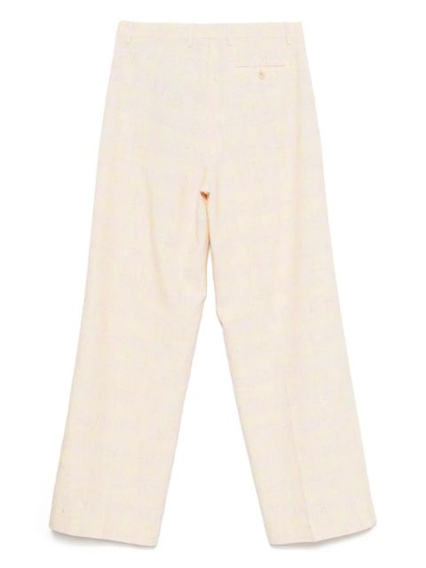 ETRO slub-texture trousers - Yellow - zdjęcie produktu nr 2