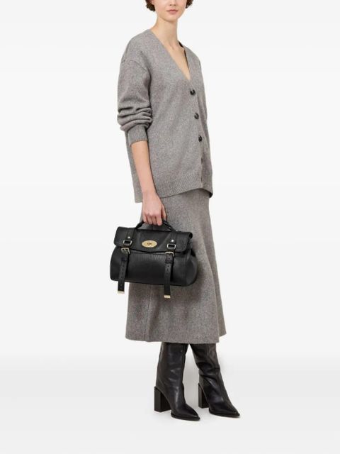 Mulberry Alexa braided-handle satchel - Black - zdjęcie produktu nr 2