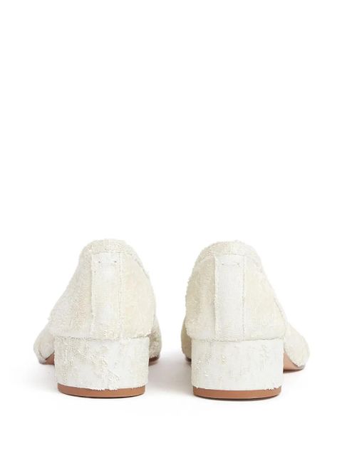 Maison Margiela 30mm Tabi pumps - White