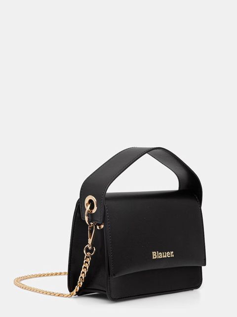 Blauer torebka crossbody damska z imitacji skóry - zdjęcie produktu nr 1