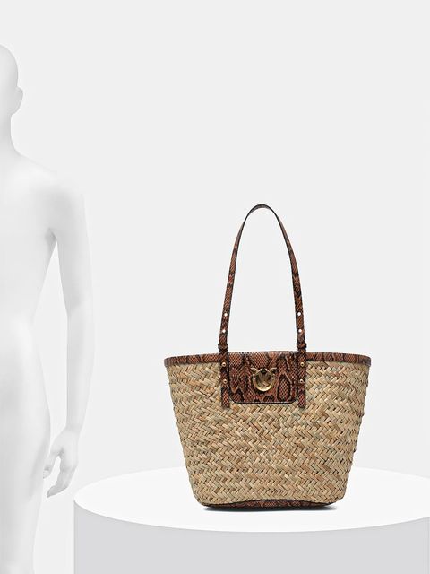 Pinko torebka kolor brązowy 103324 A2GO