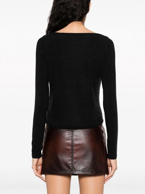 OUR LEGACY lyocell-blend knitted top - Black