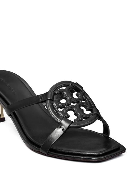 Tory Burch Geo Bombé Miller 55mm leather sandals - Black