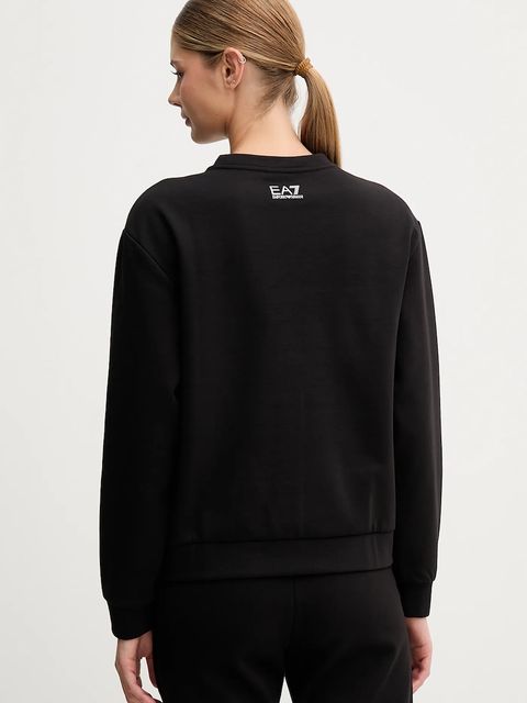 EA7 Emporio Armani bluza damska kolor czarny z nadrukiem AF10443.7W000799