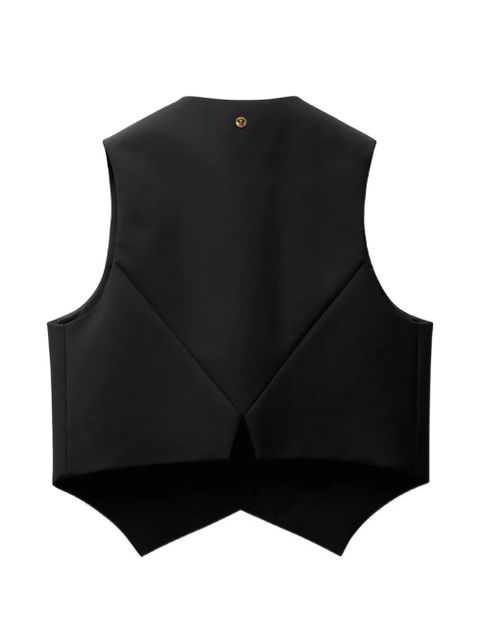 Versace wool-mohair vest - Black - zdjęcie produktu nr 2