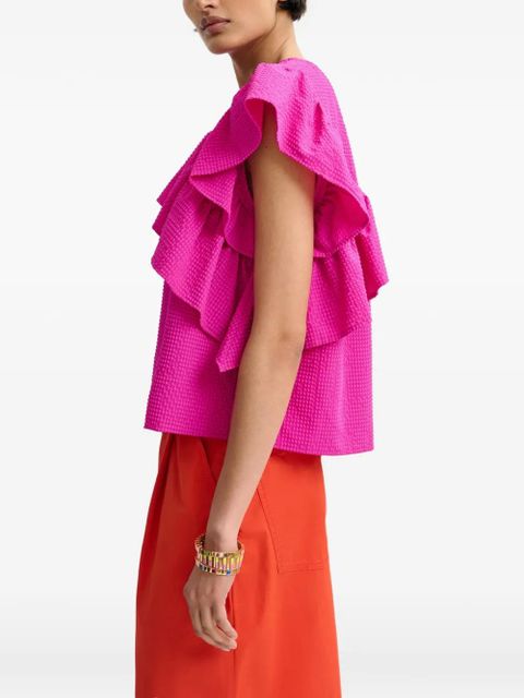 Essentiel Antwerp Joojoo ruffled blouse - Pink
